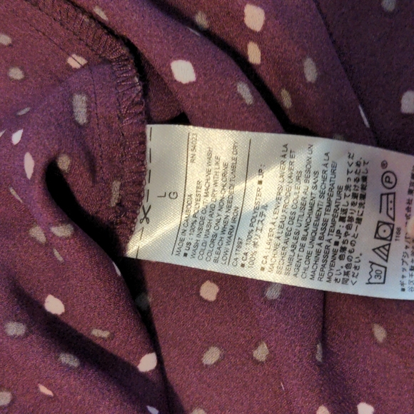 Banana Republic Long Sleeve Blouse (L) - Picture 5 of 5